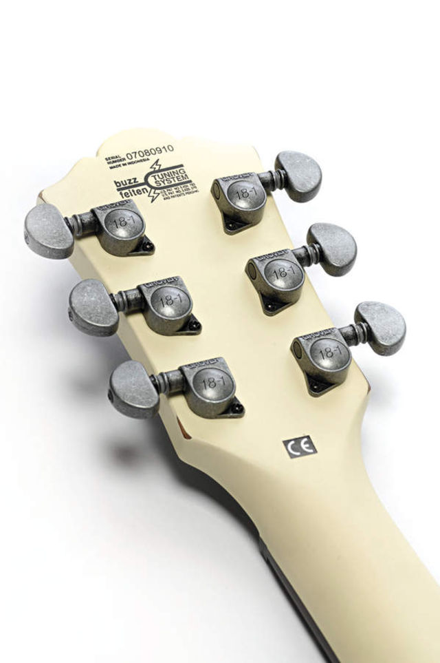 It's got Grover tuners. It's got Grover tuners.
